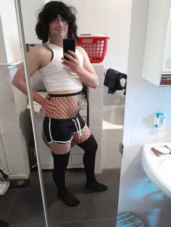 sissy with a wig         