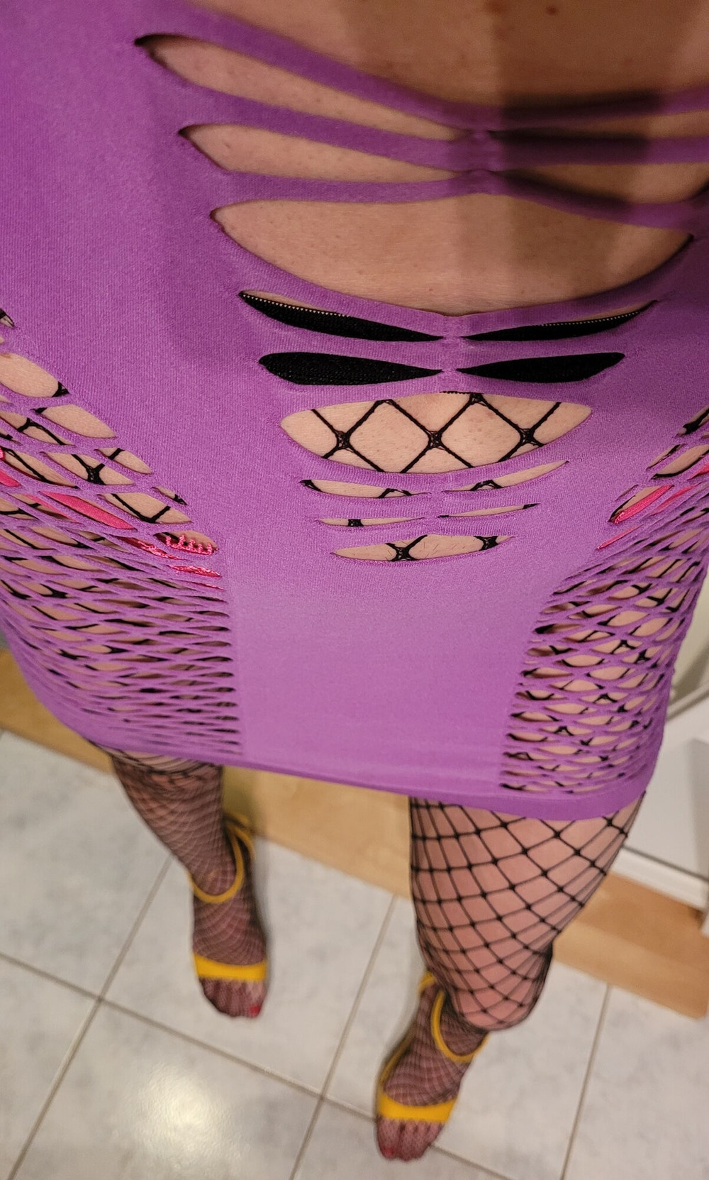 VioletBiTCH💜 Robe Resille Violette Full CAM4 VaneSsaBarBie #15