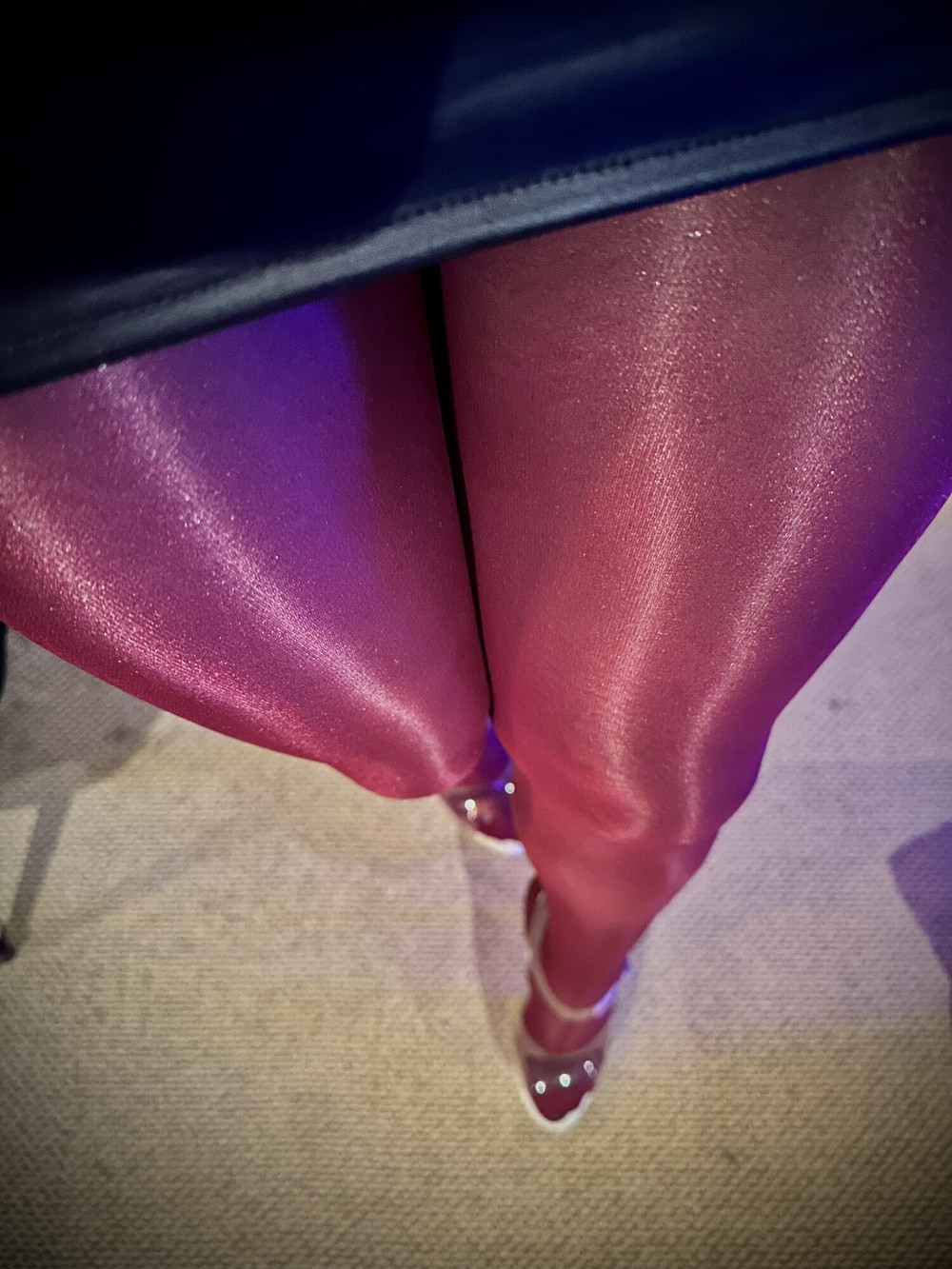 My new shiny & glossy pantyhose looks so hot ! #26