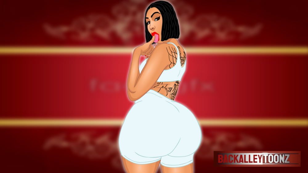 Big booty big dick ebony pornstar Ashley Hunter cartoon pics #6