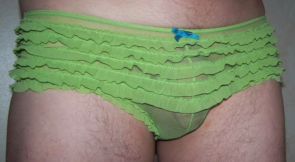Love green panties  #3