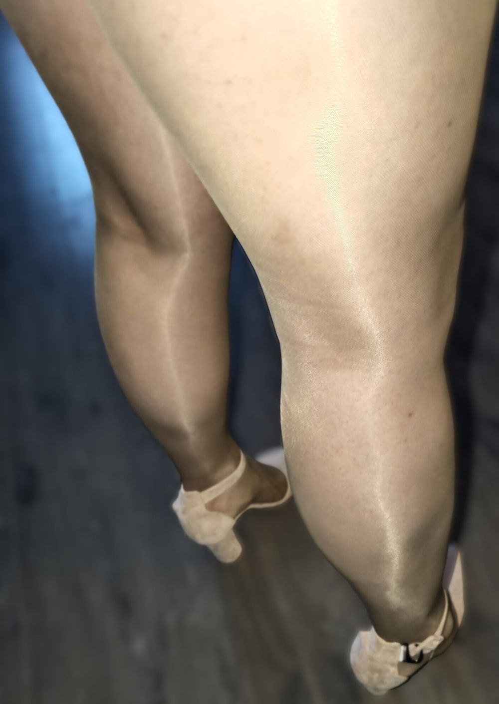 legs in silky tights #29