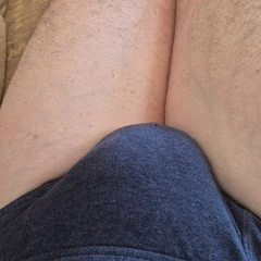 Lying on my sofa in my tight briefs