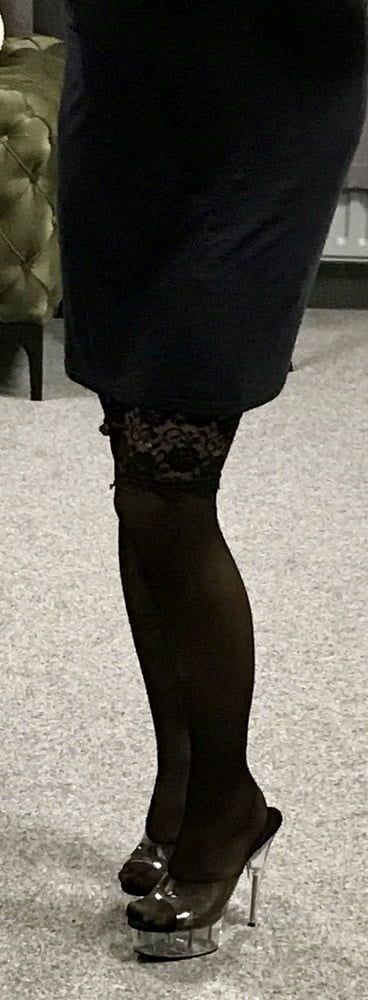 Sexy black stockings #5