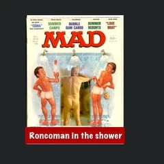 Roncoman funny mad magazine cover 