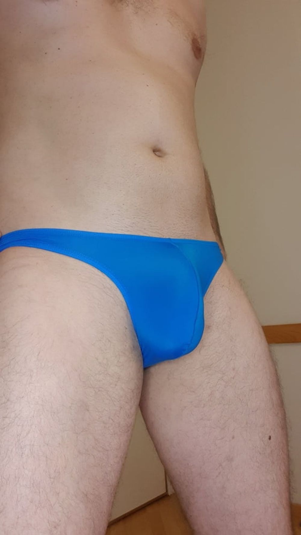 Blue briefs bulging  #4