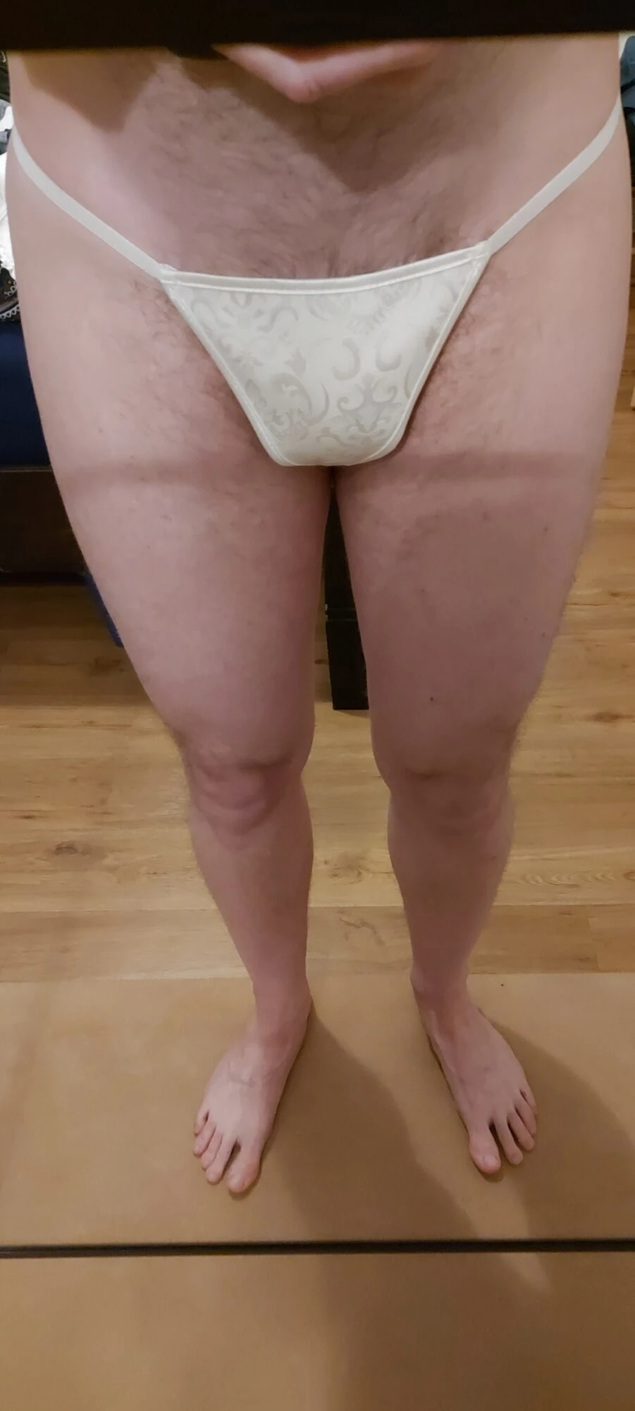 Showing my tucked penis #6