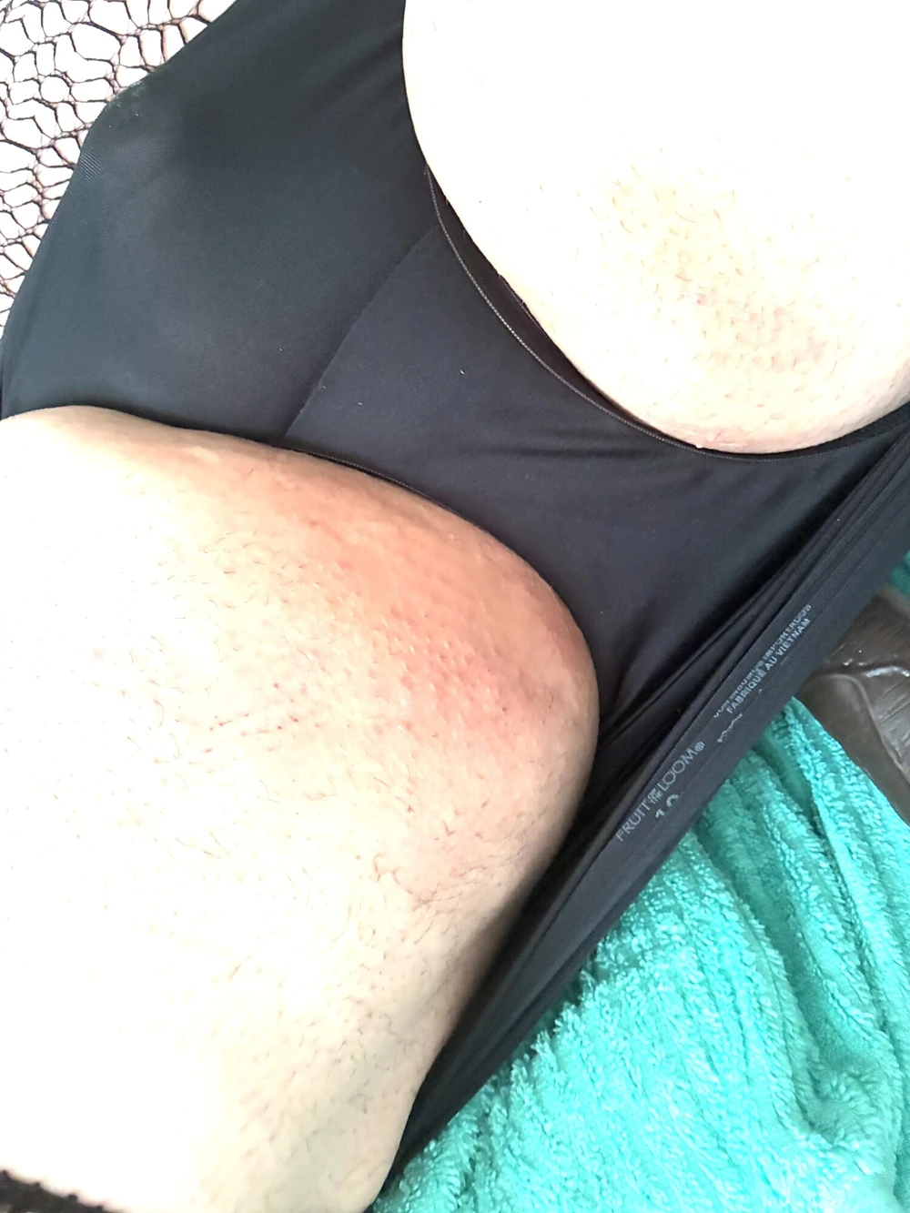 Black stockings and black cock #6