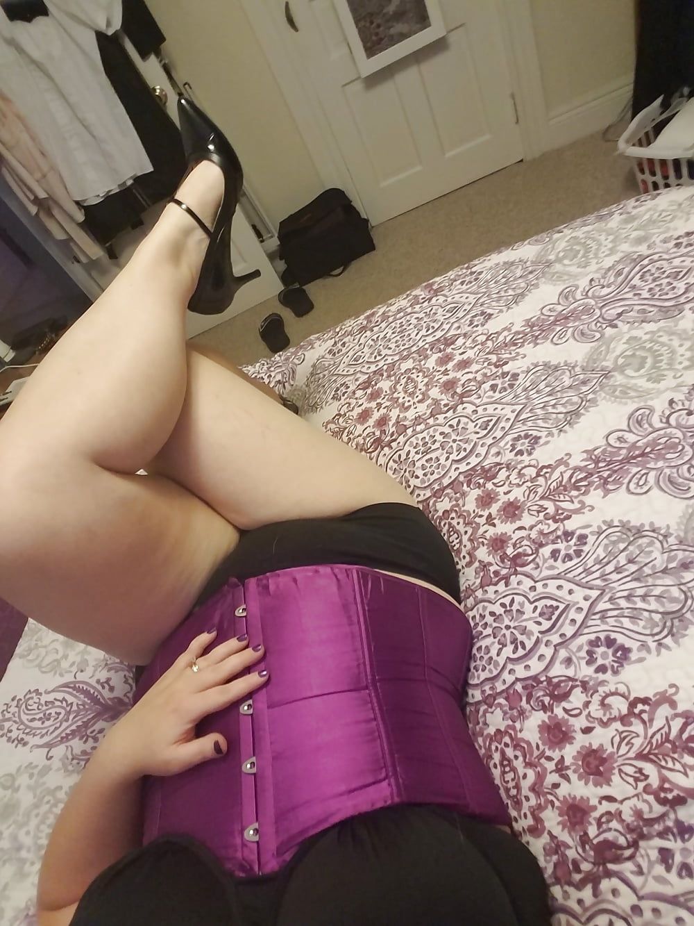 Corsets and other fun of a busty little housewife...  #12