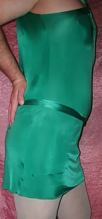 sissy boy lovelaska sexy little green dress        