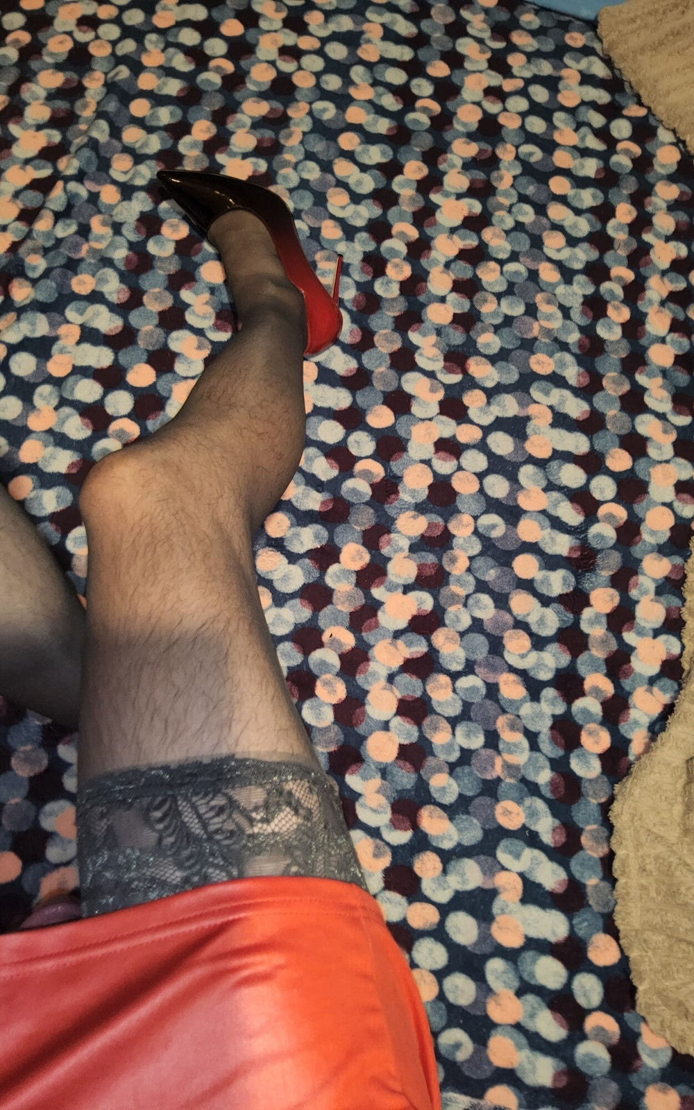 Teasing in My Black Stocking #17