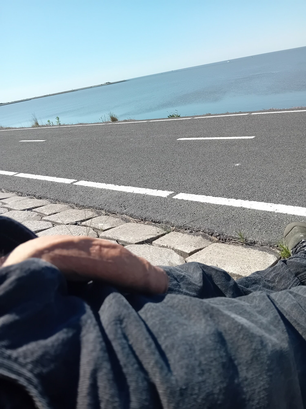 outside