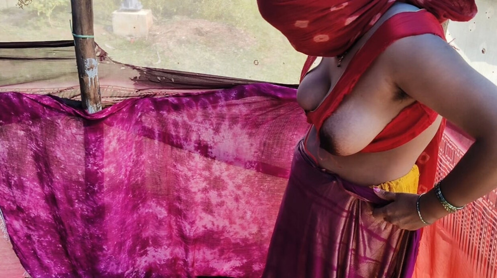 Chachi Having Big tits fucked by Nephew when she was alone a