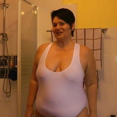 The white swimsuit :)