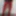 Beine in Roter Strumpfhose.