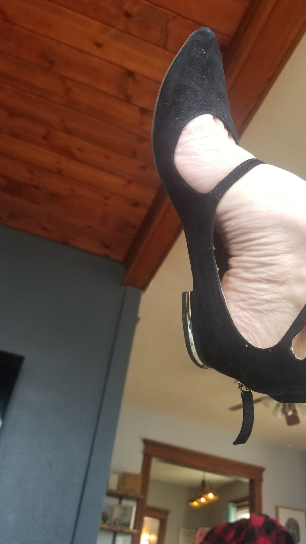 Wearing and Fucking my Girlfriends Shoes #9