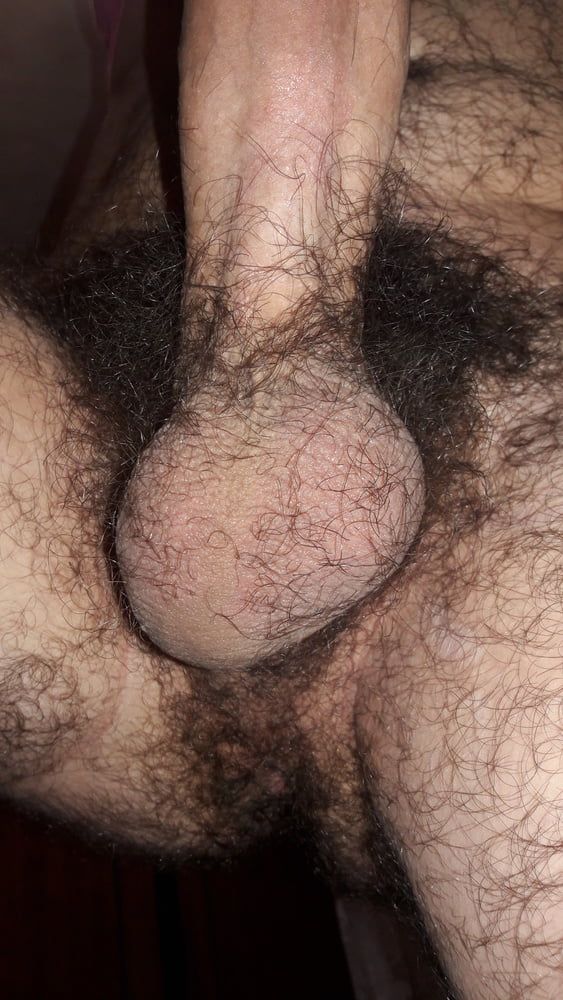 My huge hairy cock and balls) #6