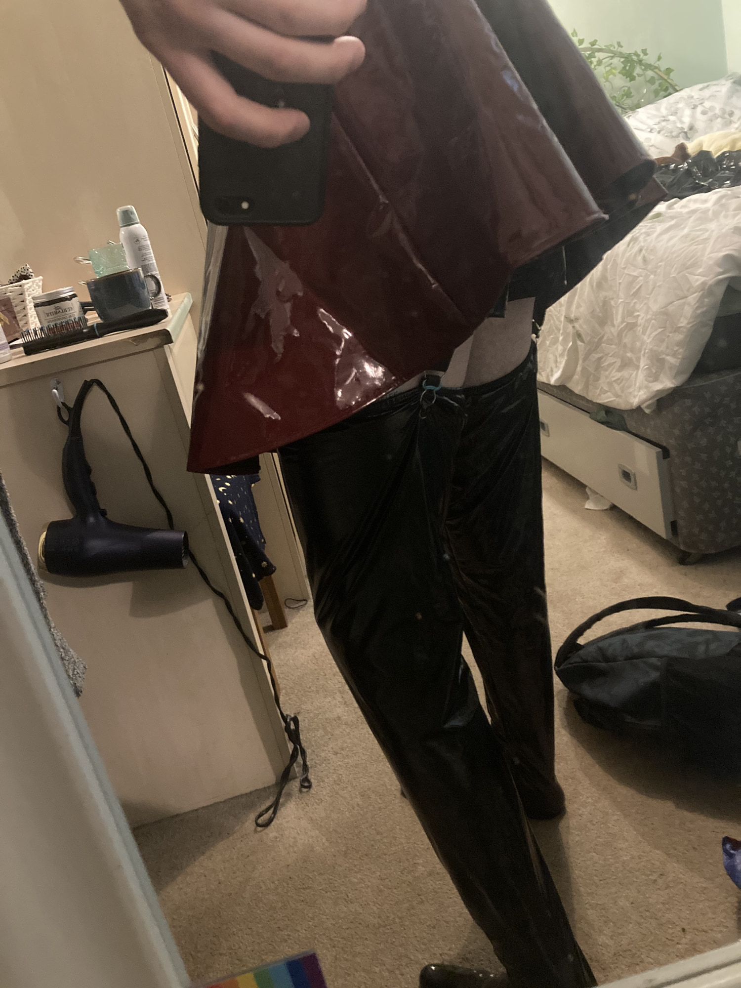 Sissy's First PVC Outfit