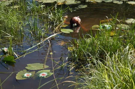 nude in lazy river         