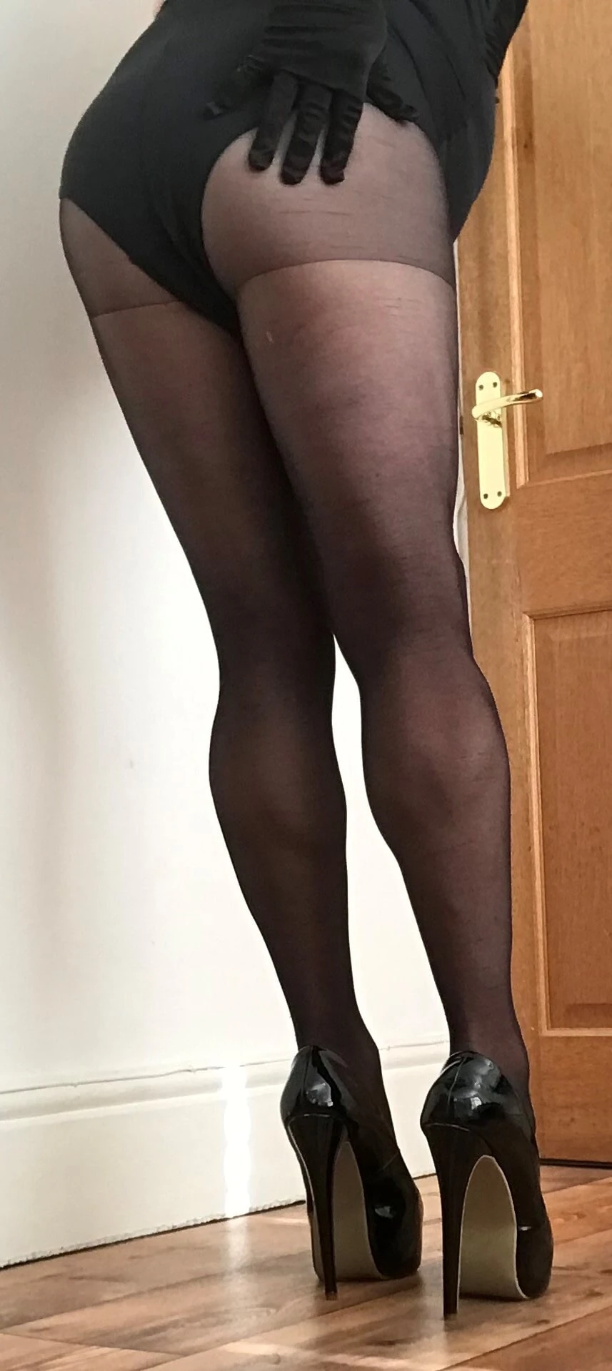 hot babe in black tights #22