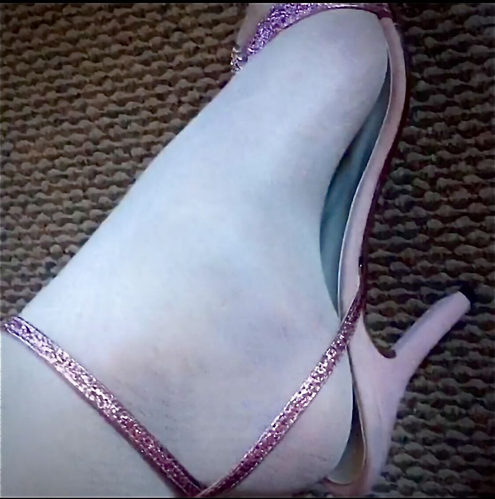 My legs and feet wearing hot sexy tights and heels. #6