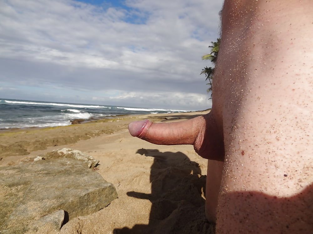 Nude at beach #9
