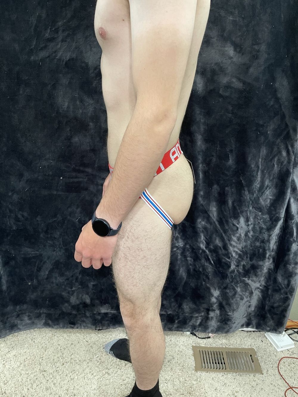 Showing off more skin in jocks! #51