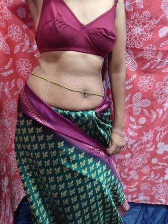 Hot house wife in saree