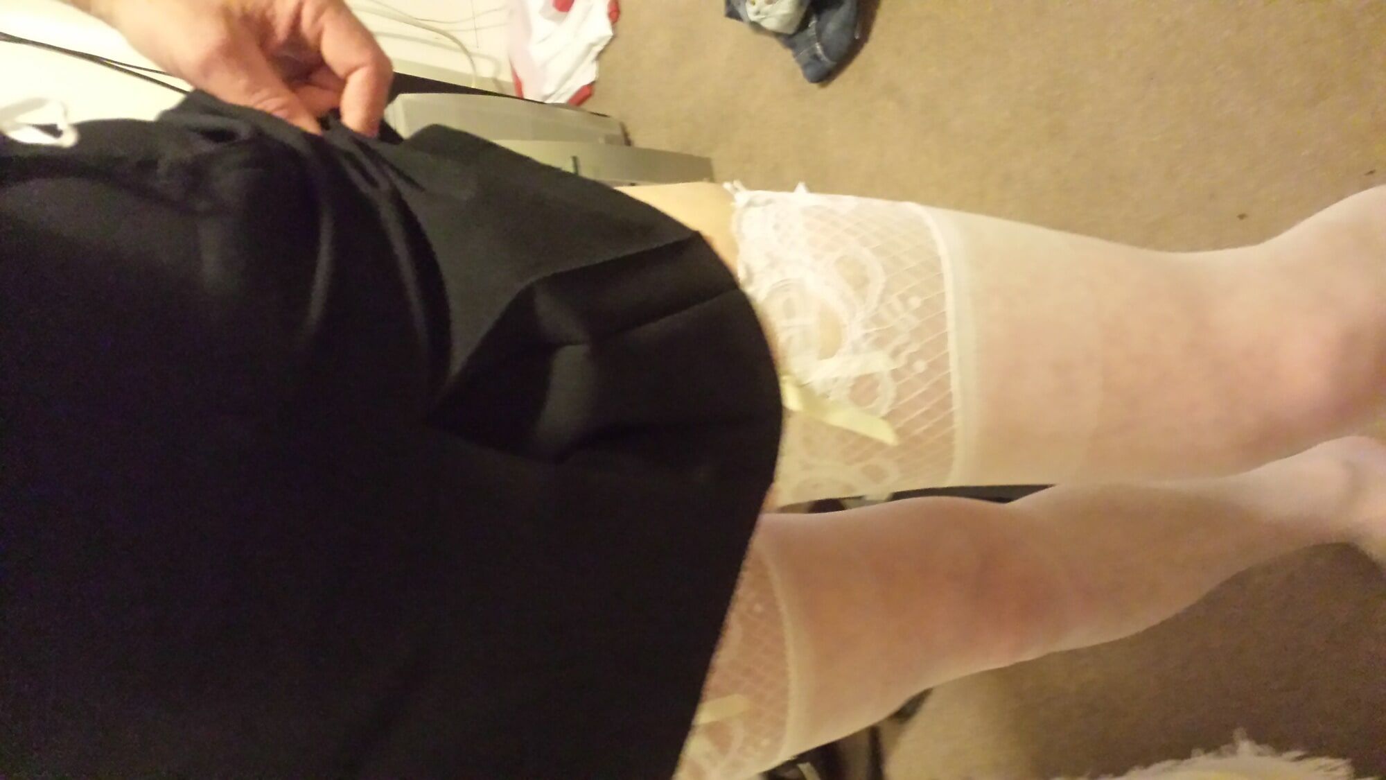 Hard Cock in Sexy Stockings & Lingerie #39