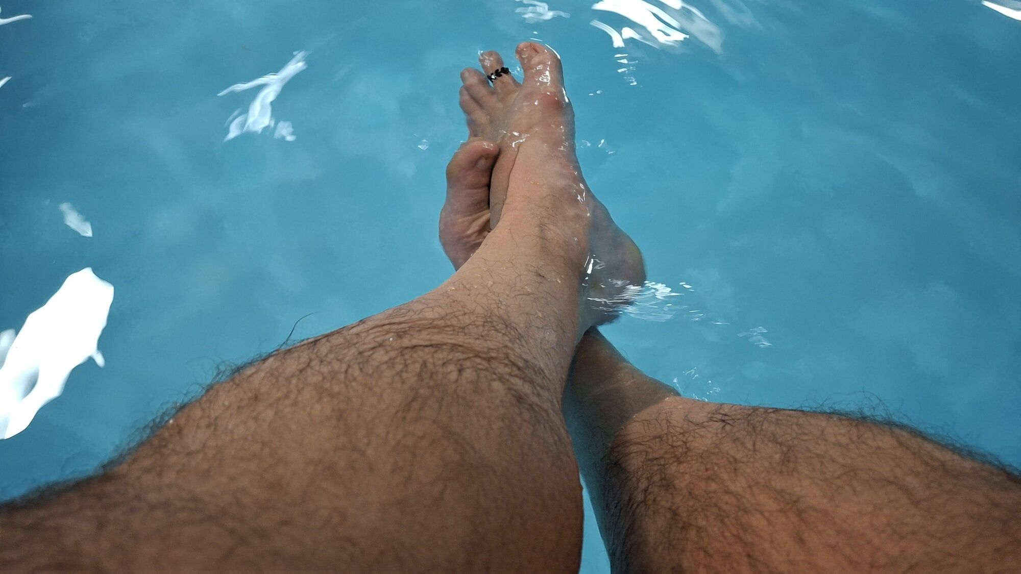 Relaxing at the pool #7