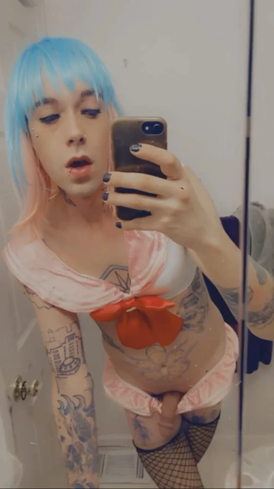 Cute Pink Cosplay Girl #16