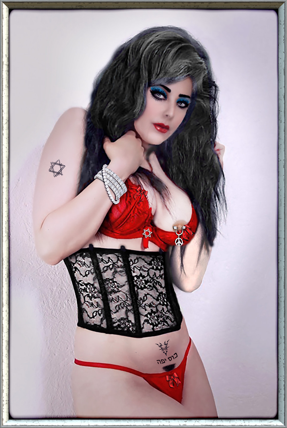Amelie Red Bra 2