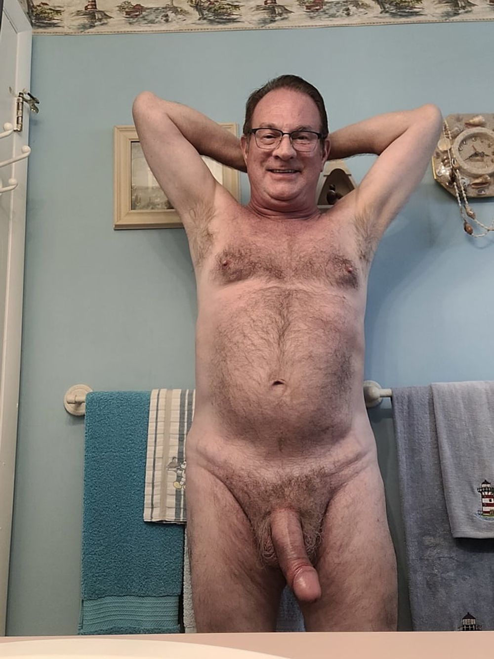 Daddy showing off my soft cock #5