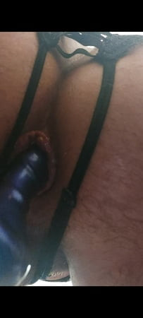 Sexy coursage in the bathroom with many anal toys