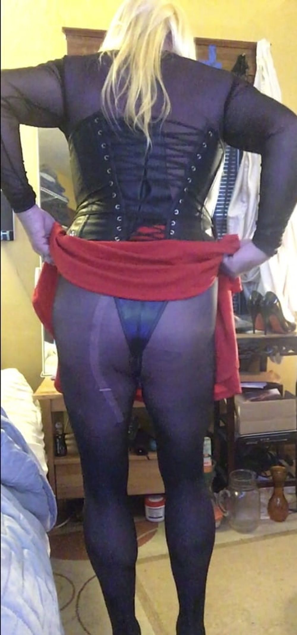 Slut in Sheer Black Silk #50