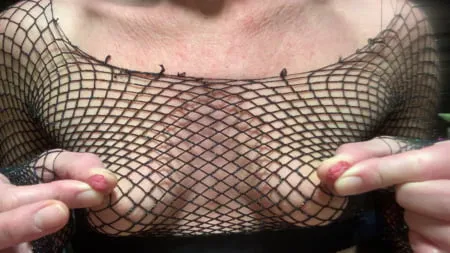 fishnet tits         