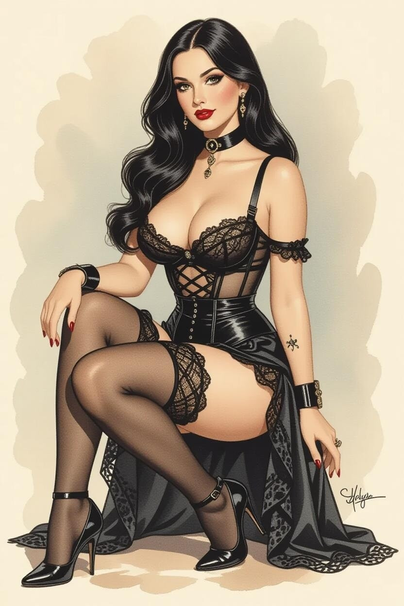 Pixwhores Experimental Enhanced: Glamorous Stockings. #7