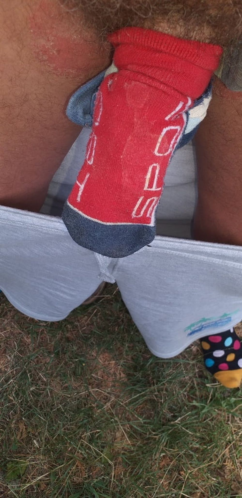 Dick, Socks and my Cum #56