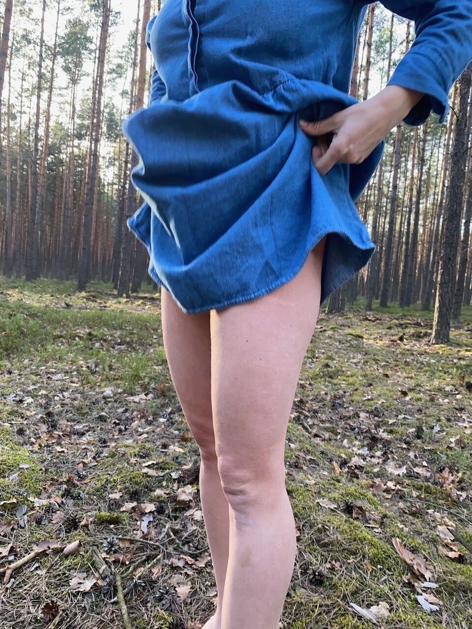 Strip down in the forest, wander freely. #55
