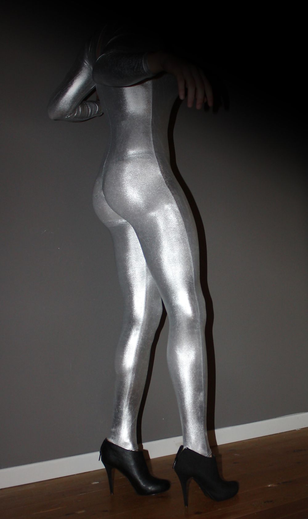 Silver bodysuit #5