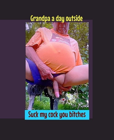 Grandpa in the garden 