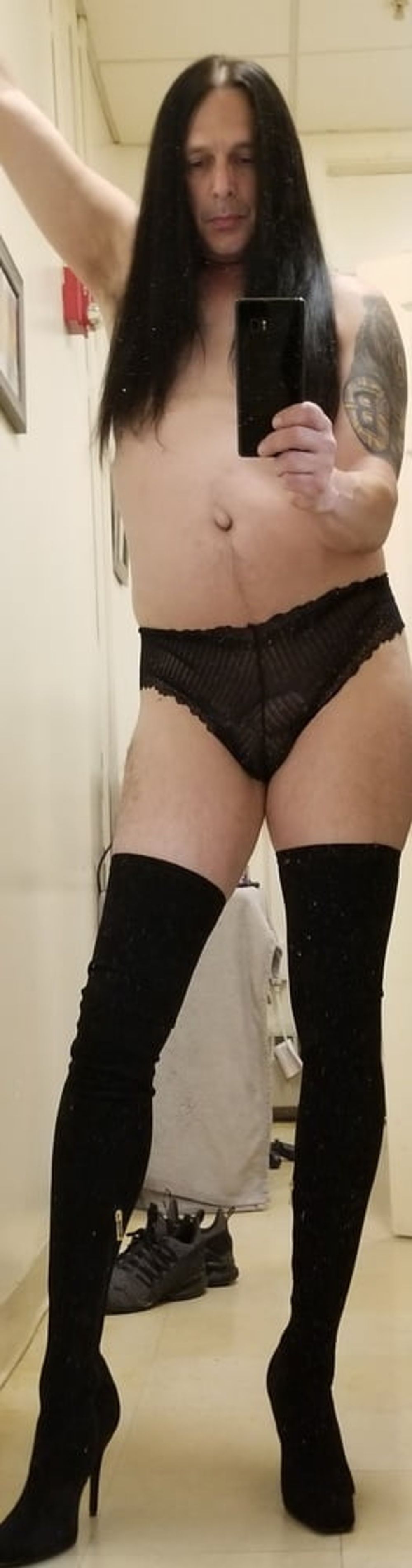 new heels n bodysuit #9