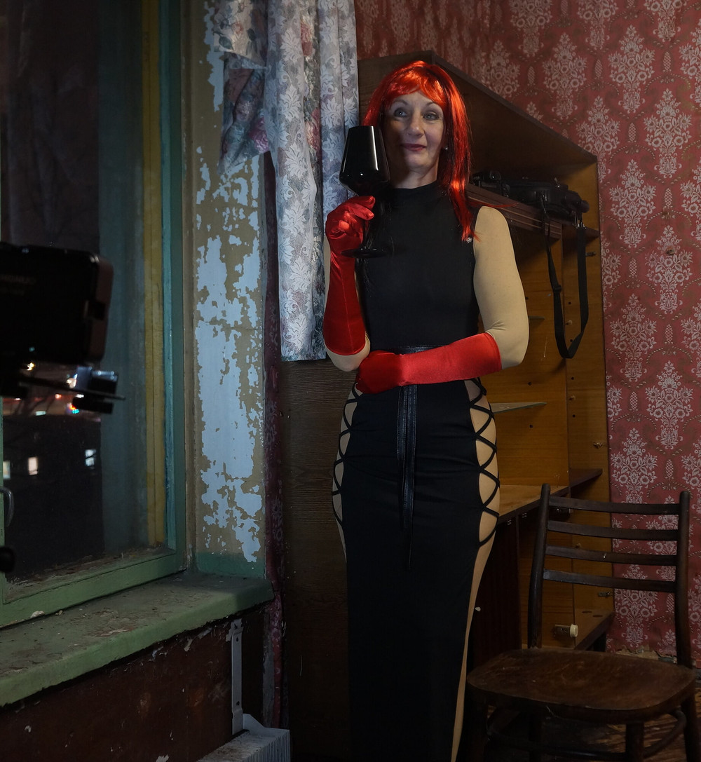 At the evening window #10