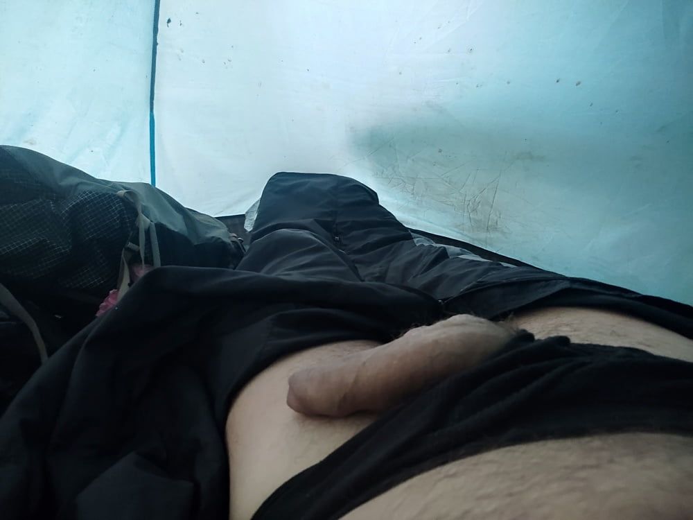 In my tiny tent I wake u up