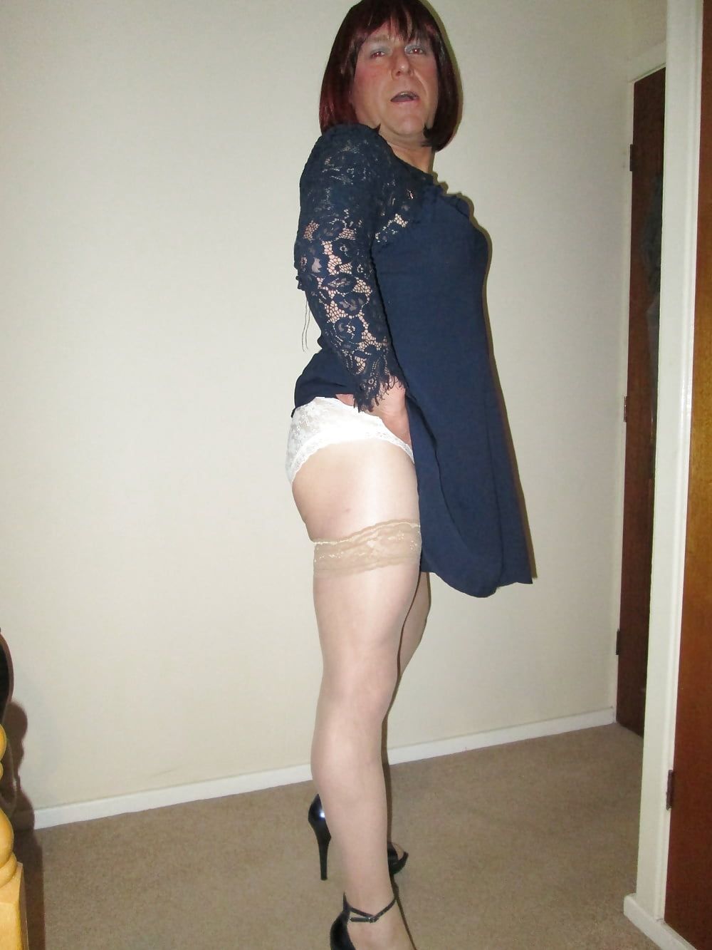 REALLY PRETTY PANTIES, DRESS AND SLUTTY HEELS #24