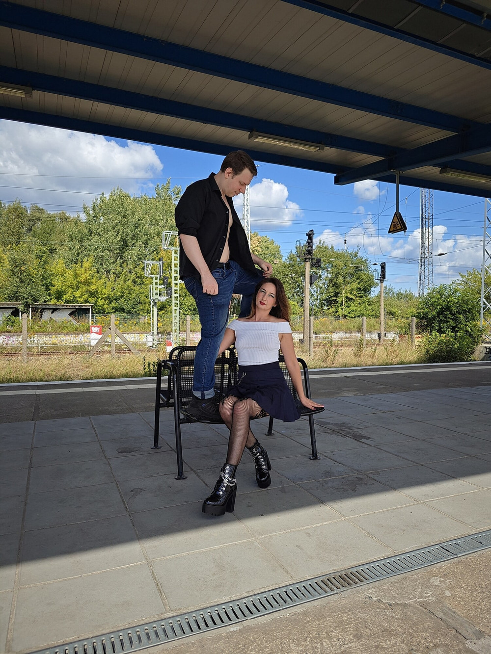 Fucking at the train station #23