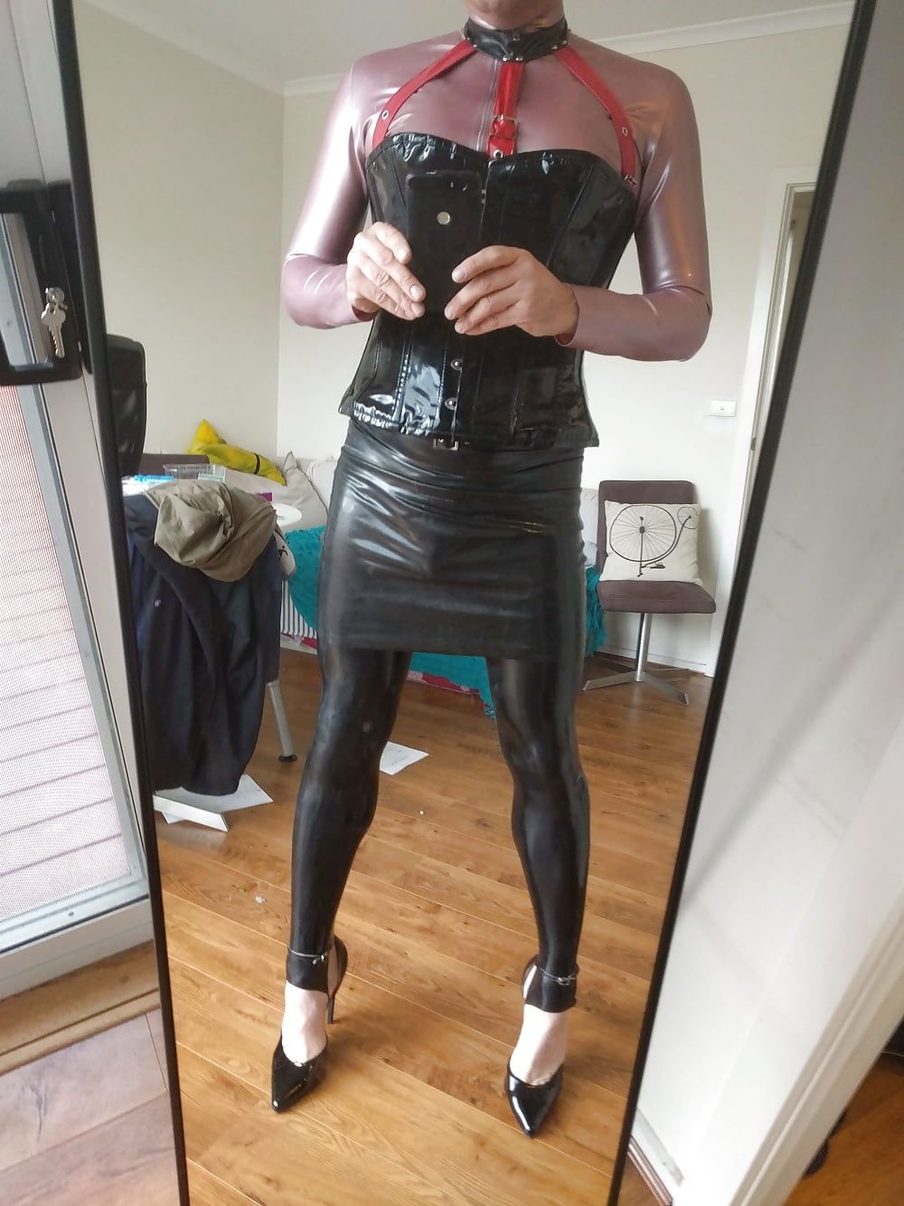 Rose Latex Top - Headless #9