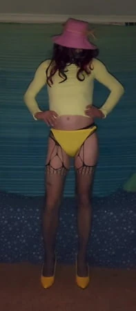 yellow lil fuck toy shorts         