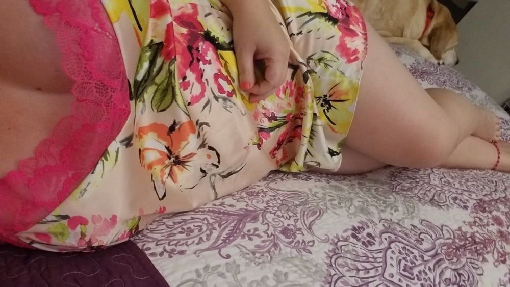 Satin and lace. Bored housewife - milf #8