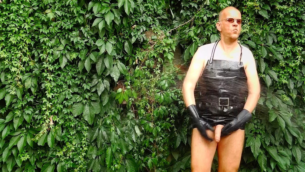 Horny Rubber Gardener 27 (Wet Play & Piss) #11